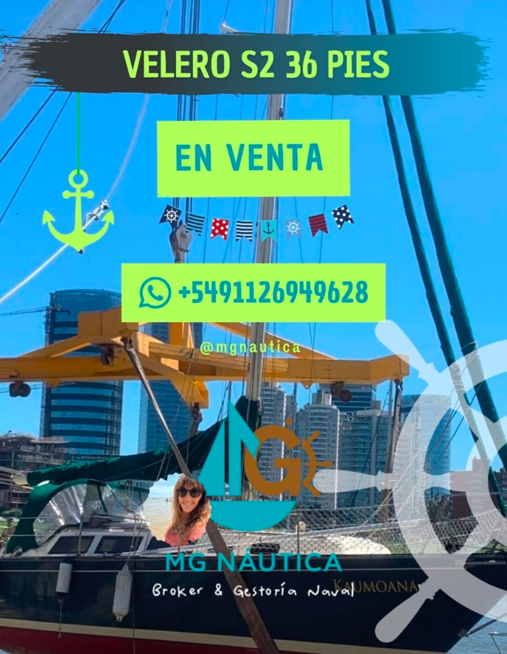 🇺🇾VELERO S2 36 PIES | EN VENTA