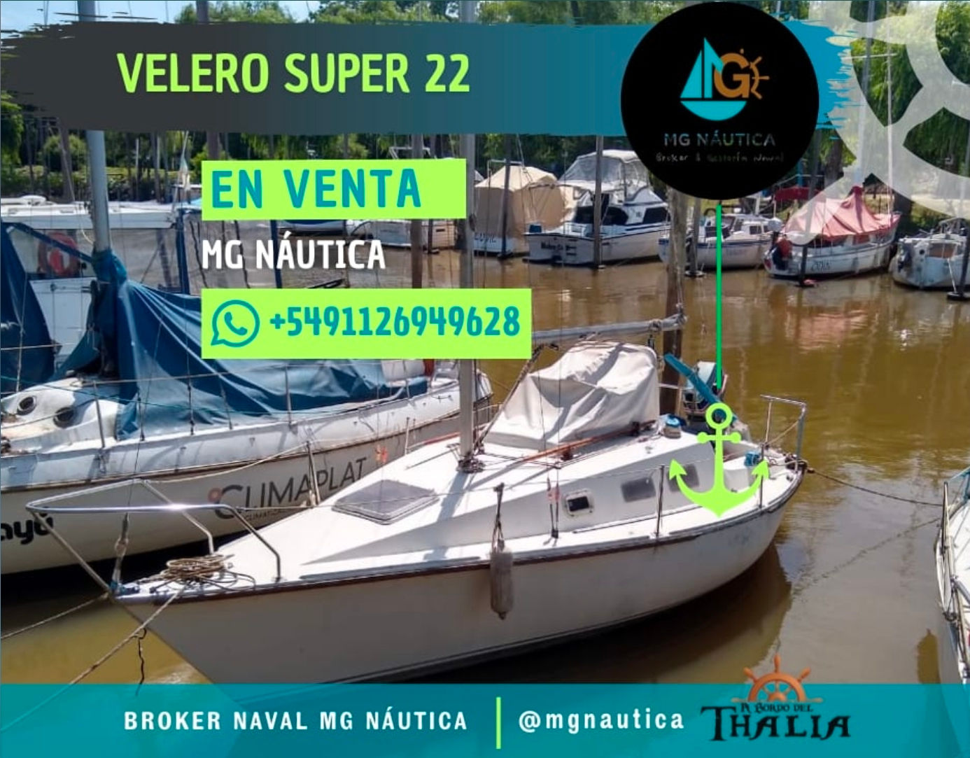 Velero Super 22 – Nuevo Precio – Oportunidad