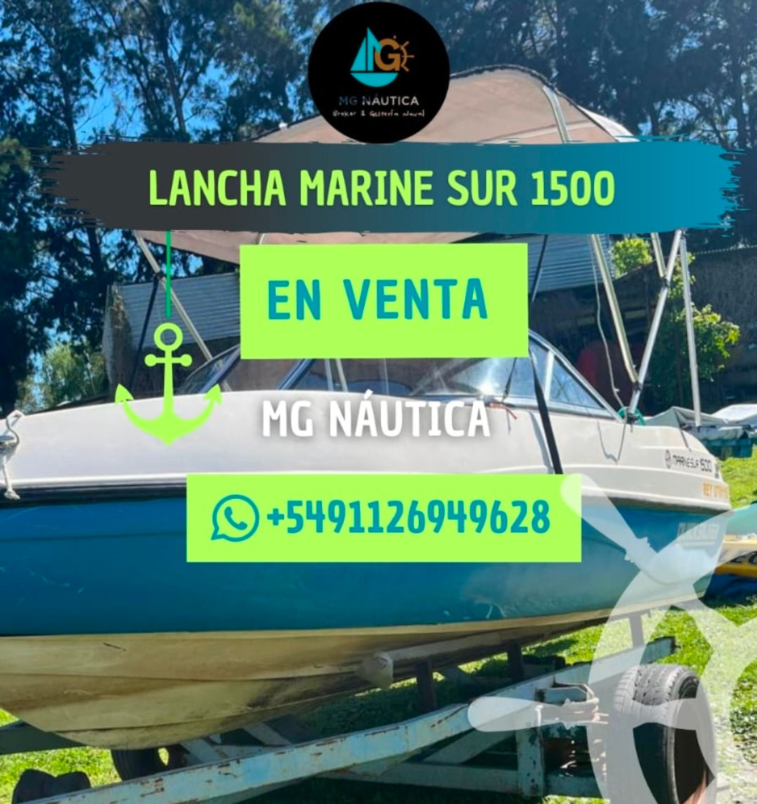 LANCHA MARINE SUR 1500