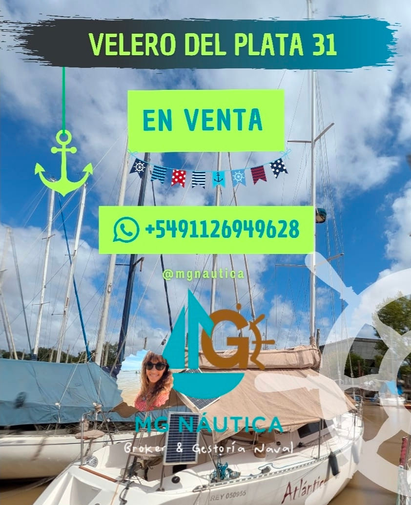 VELERO DEL PLATA 31 | ✨️MOTOR NUEVO
