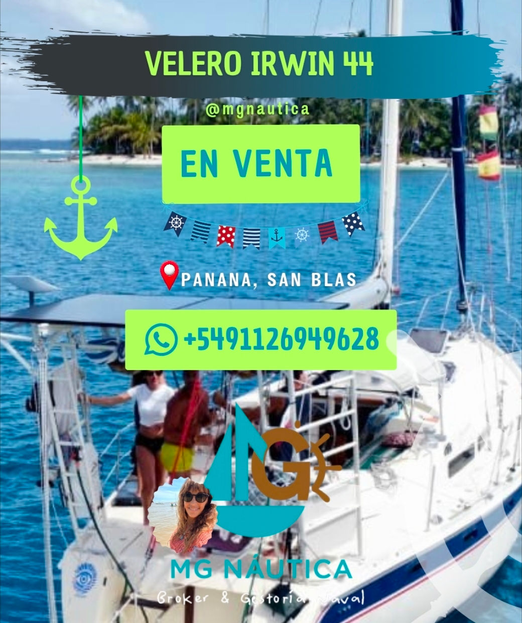 VELERO IRWIN 44 | 📍Panamá San Blas