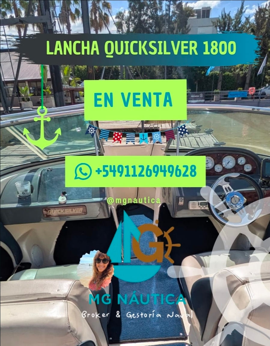 LANCHA QUICKSILVER 1800 | IMPECABLE